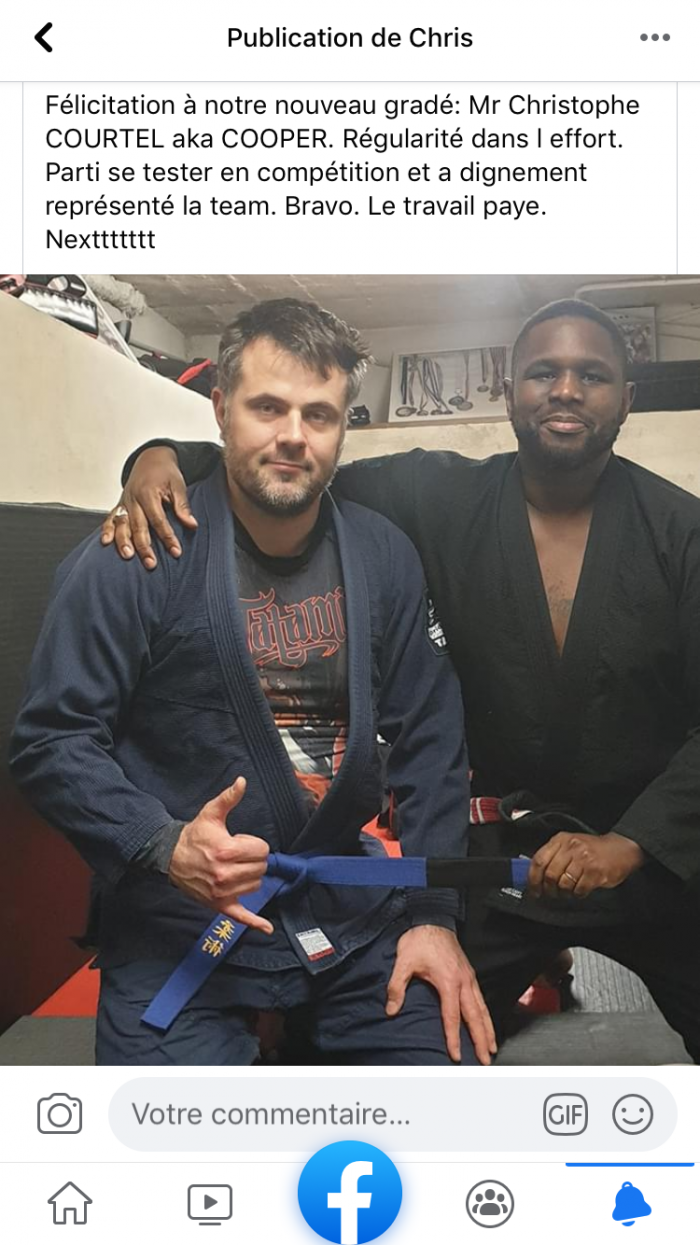 Blue belt · May 20, 2020 · Promoted by Pape Guisse