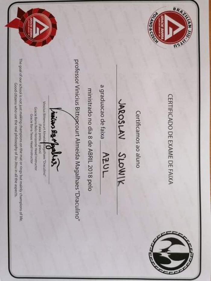Blue belt · April 8, 2018 · Promoted by Vinicius "Draculino" Magalhaes