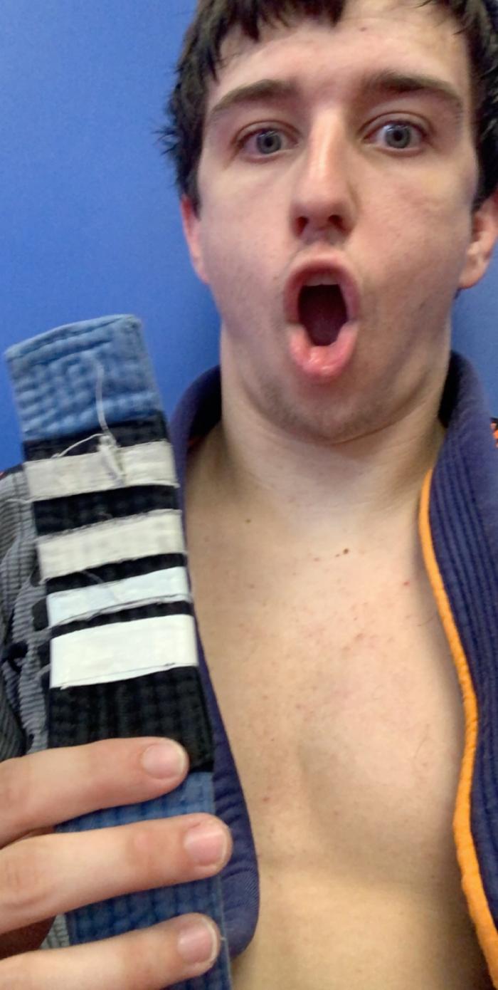 Blue belt · May 26, 2017 · Promoted by Ethan Garrison