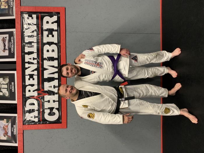 Purple belt · July 11, 2020 · Promoted by Tony Cruz