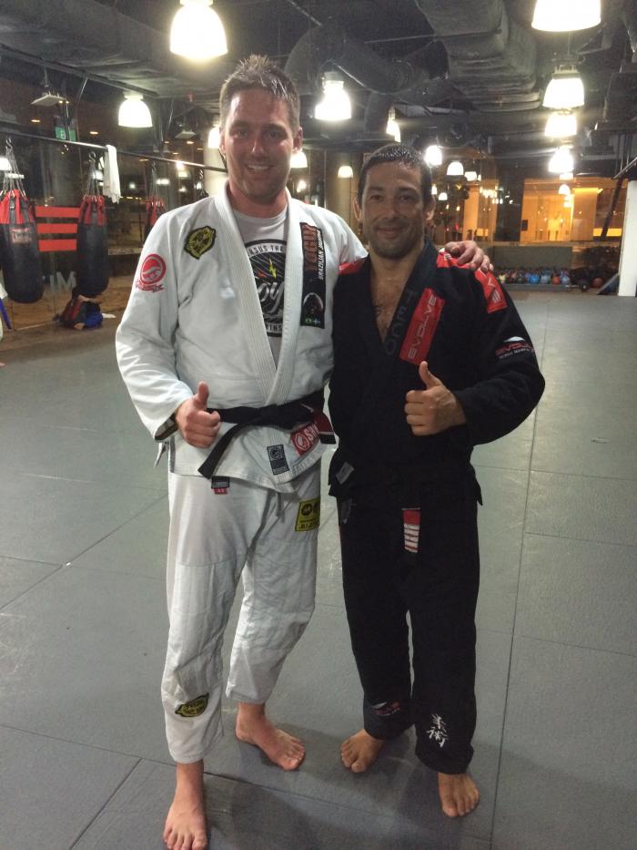 Training with Teco Shinzato in Singapore