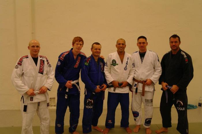 Training with Royce Gracie in Odense Denmark