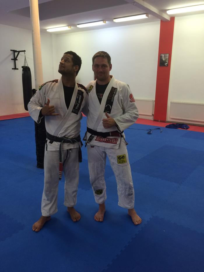 Training with Fernando Araujo in Prague Czech Republic