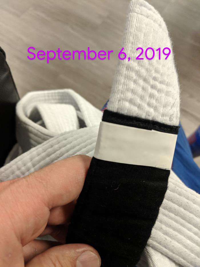 White belt · February 6, 2019
