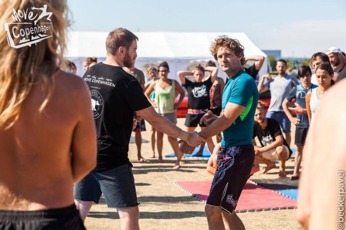 Teaching Self Defense at Move Copenhagen 2018