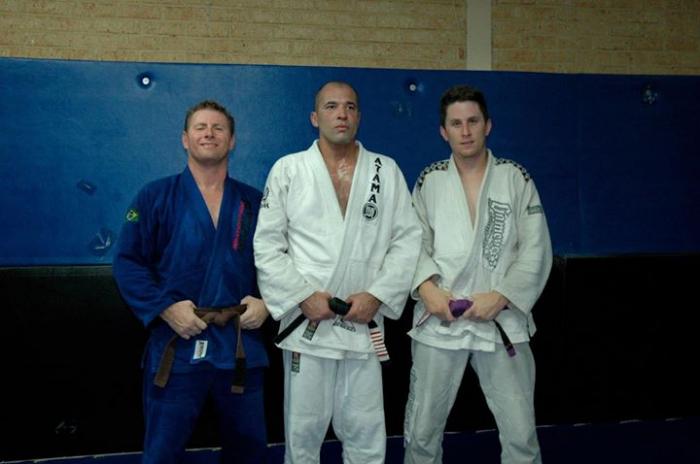 My coach Troy and I with Royce Gracie