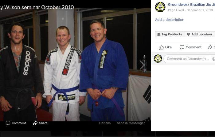 Blue belt · October 1, 2010 · Promoted by Hayden Wilson