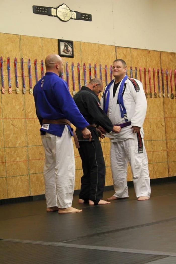 Purple belt · December 14, 2015 · Promoted by Matt Tonubbee