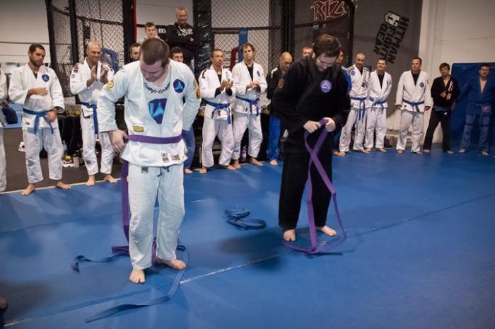 Purple belt · June 26, 2013 · Promoted by Matt Cooper