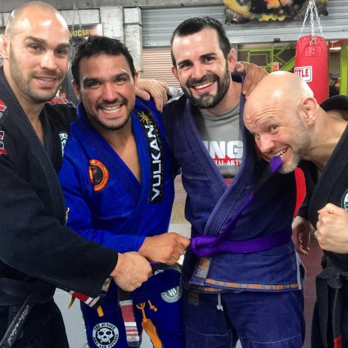 Purple belt · April 7, 2015 · Promoted by Thiago Domingues