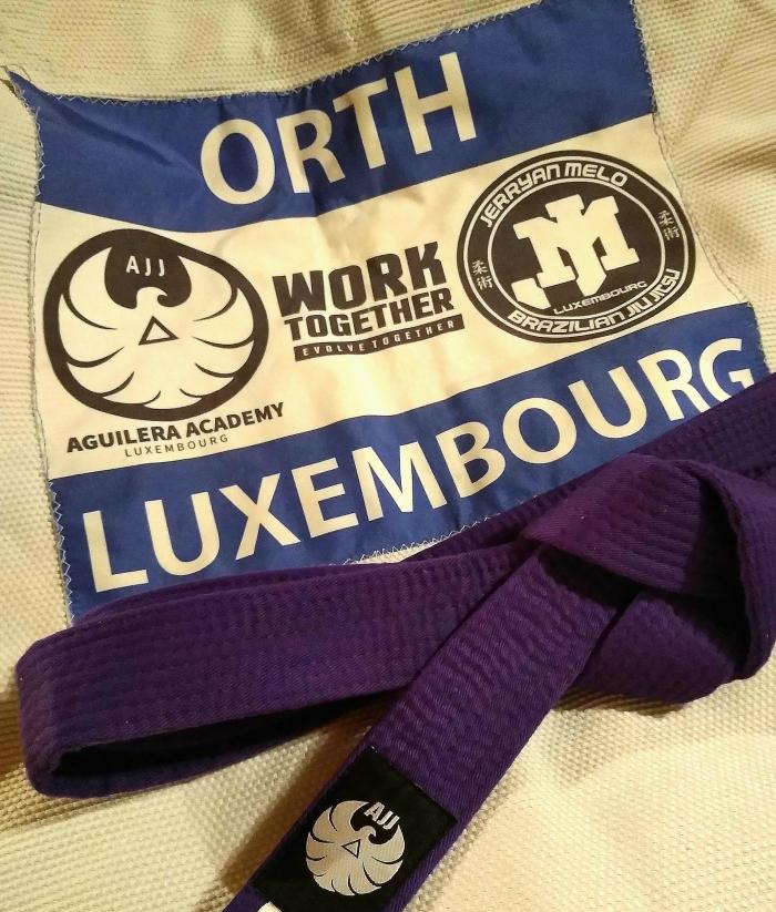 Purple belt · July 1, 2019 · Promoted by Aguilera Bartholomé