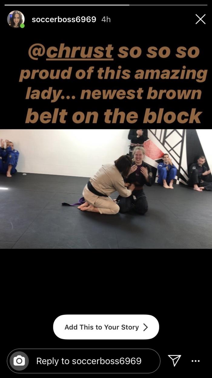 Brown belt · September 28, 2019 · Promoted by Josh Presley
