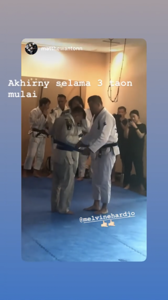 Blue belt · December 14, 2019 · Promoted by Deddy wigraha