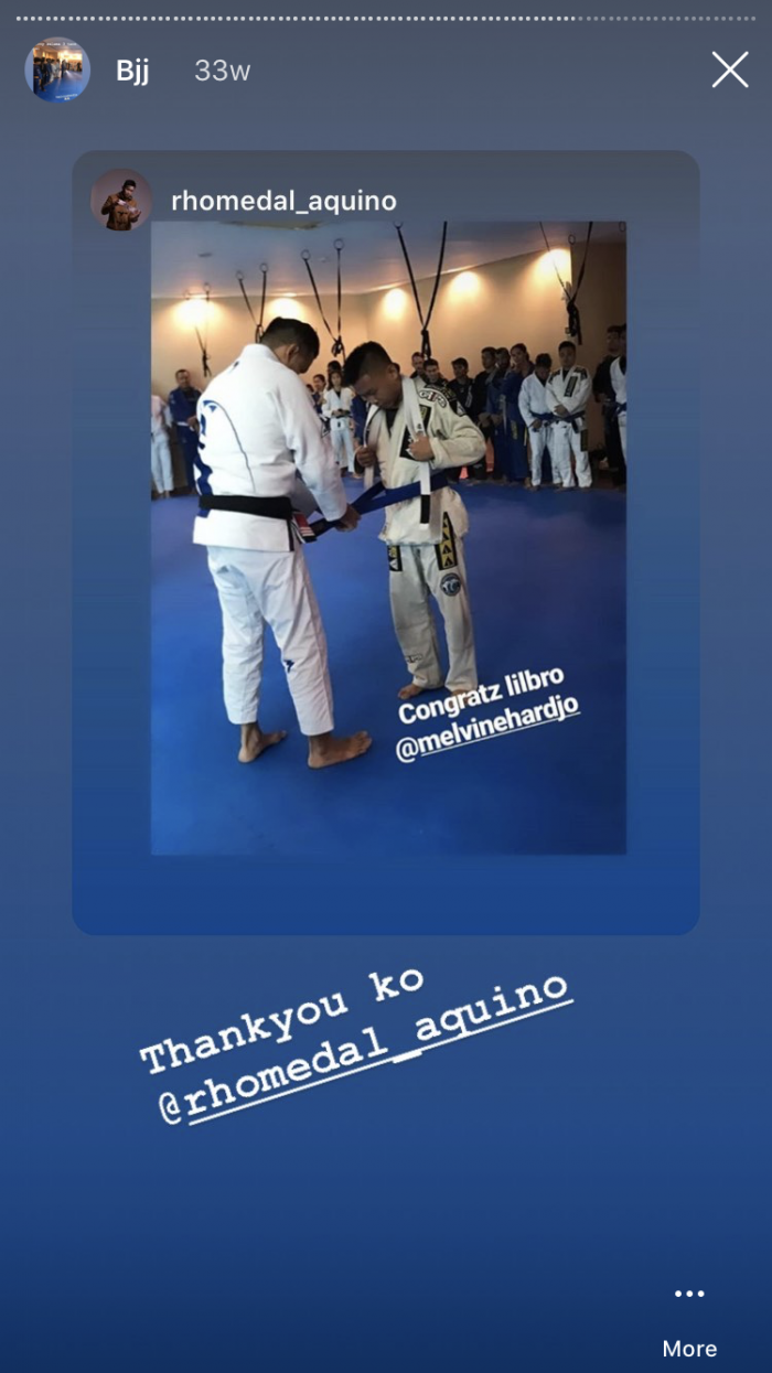 Blue belt · December 14, 2019 · Promoted by Deddy wigraha