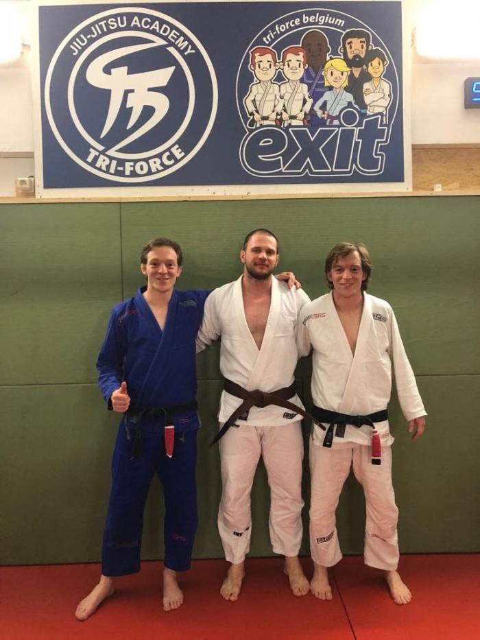 Brown belt · March 21, 2018 · Promoted by Michel and Maurice Goffart