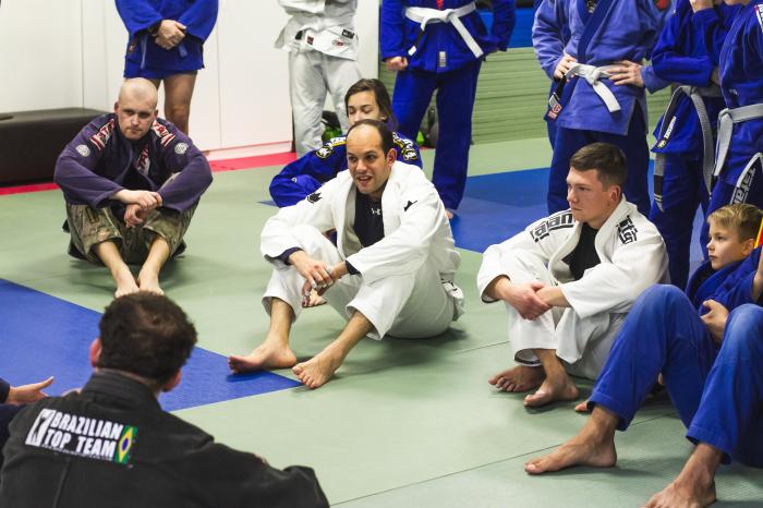 During a seminar