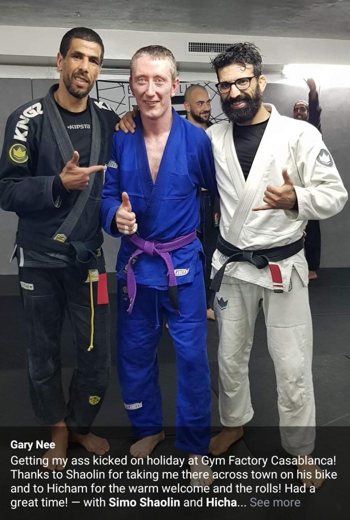 Training in Casablanca.