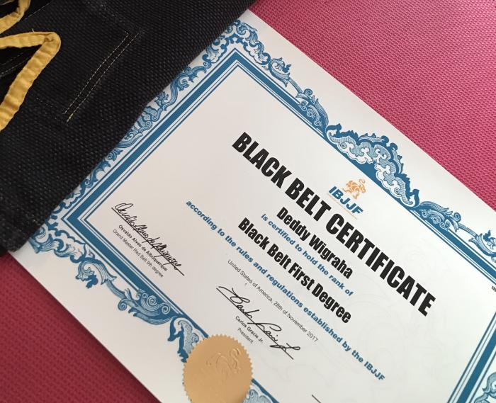 Black belt · August 24, 2013 · Promoted by Romero Jacare Cavalcanti