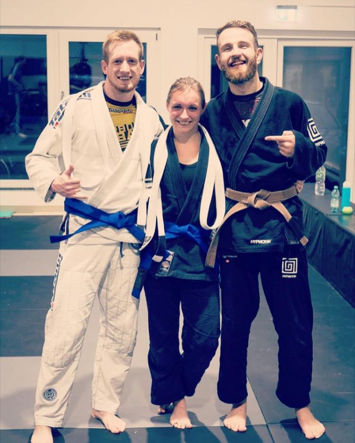 Blue belt · September 25, 2018 · Promoted by Paul Urbanik