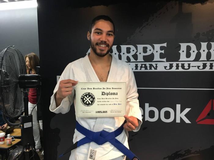 Blue belt · December 10, 2017 · Promoted by Yuki Ishikawa