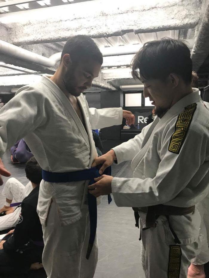 Blue belt · December 10, 2017 · Promoted by Yuki Ishikawa