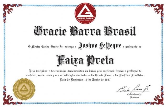Black belt · May 16, 2014 · Promoted by Marcos Barros