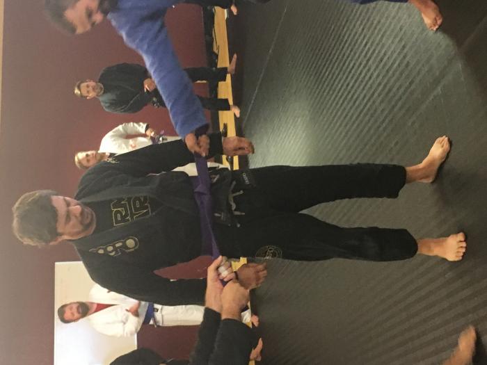 Purple belt · September 30, 2018 · Promoted by Greg Soares