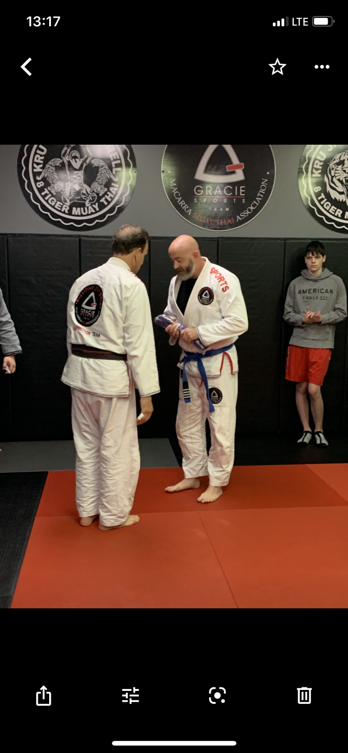 Blue belt · June 15, 2005 · Promoted by James Simrell