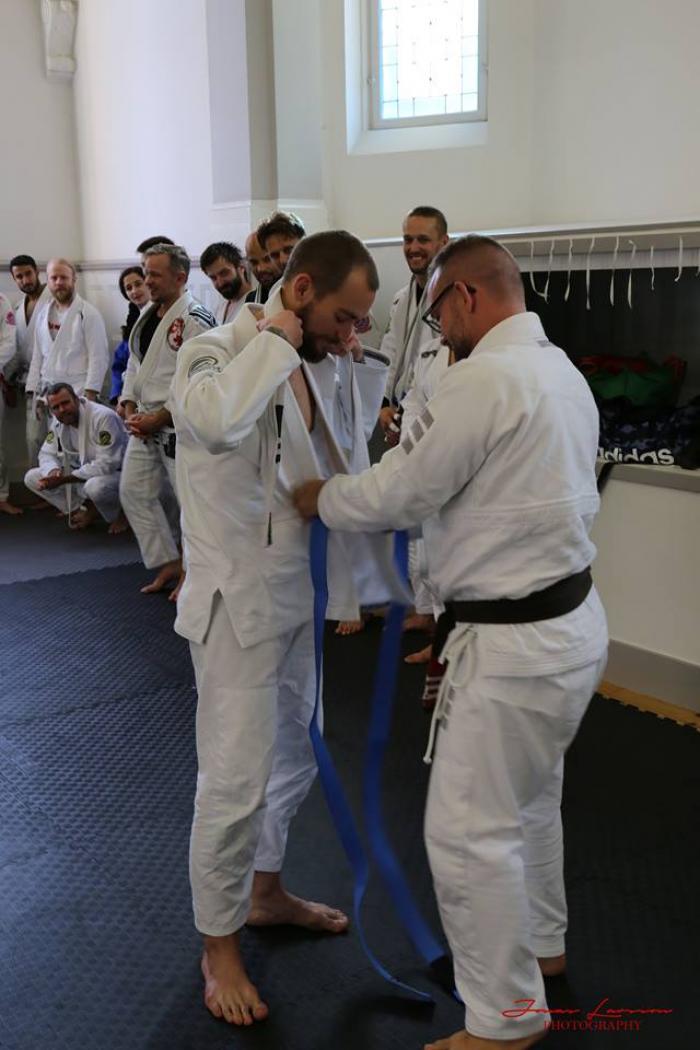 Blue belt · September 30, 2017 · Promoted by Stephan Seidl