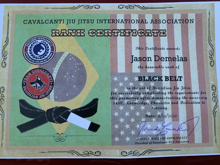 Black belt · August 13, 2020 · Promoted by Ricardo Cavalcanti