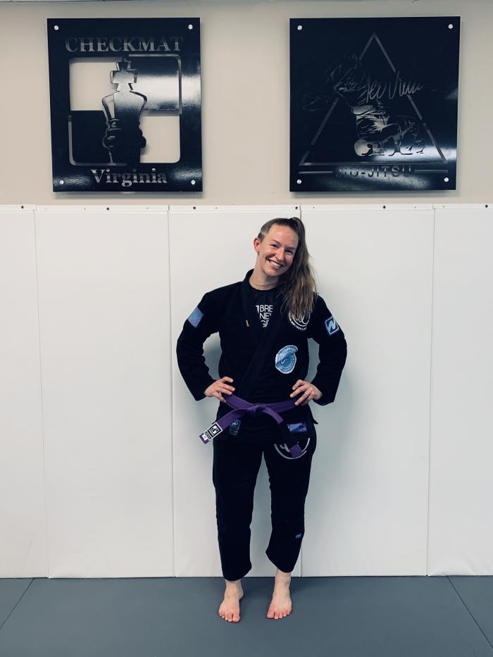 Purple belt · August 3, 2020 · Promoted by Rob Hurd