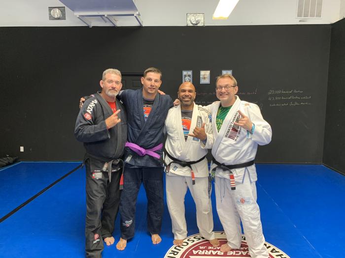 Purple belt · July 6, 2019 · Promoted by Jose Aquino