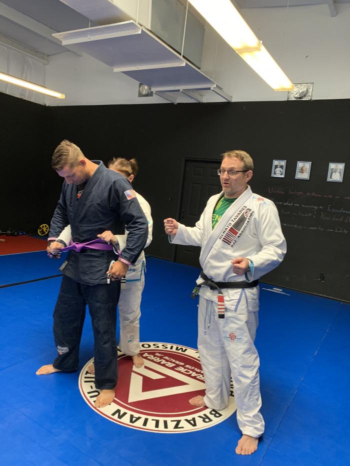 Purple belt · July 6, 2019 · Promoted by Jose Aquino