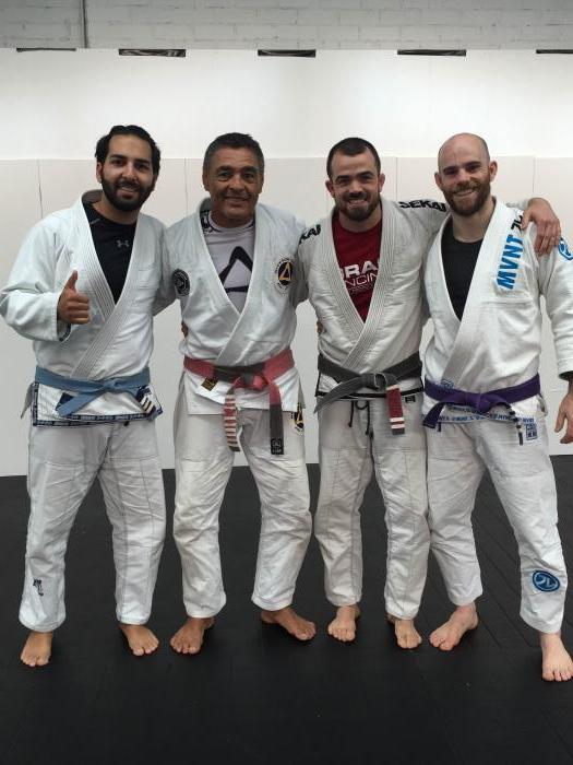 With master Rickson Gracie