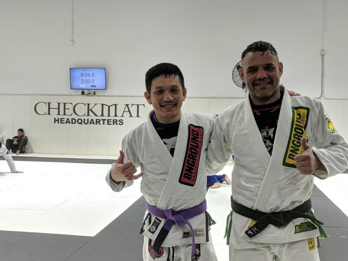Purple belt · November 10, 2018 · Promoted by Elizandro Beda