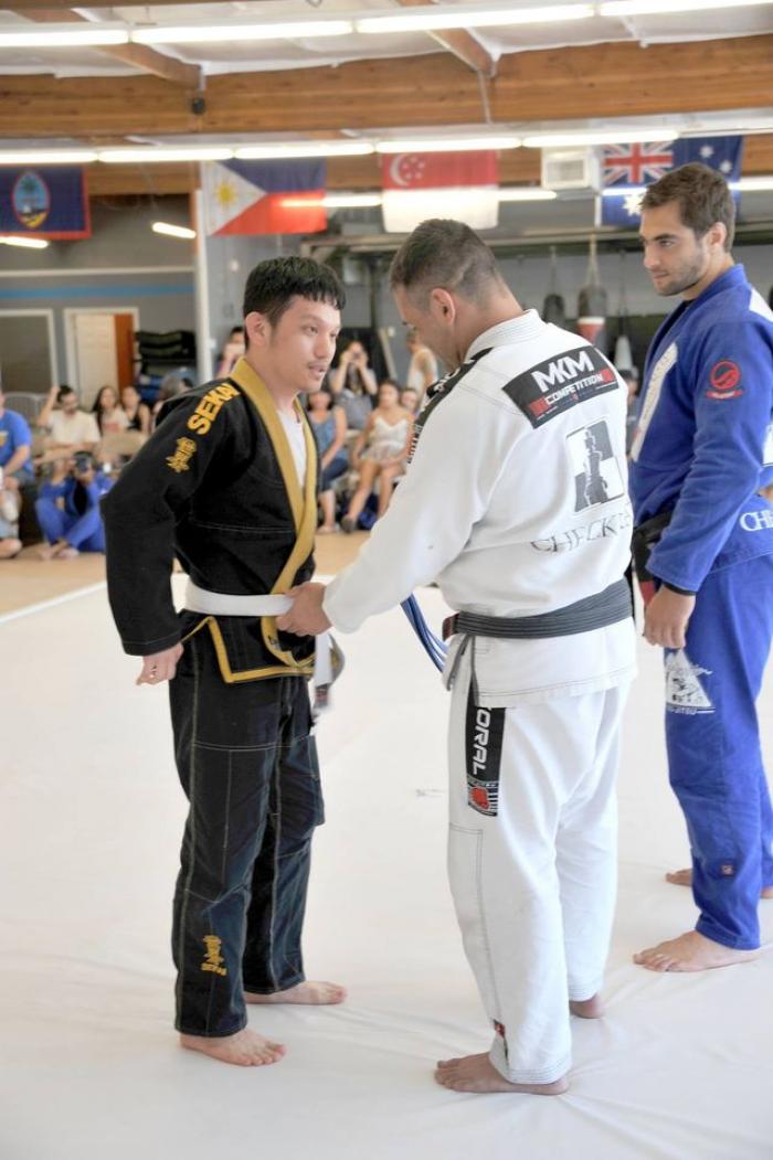 Blue belt · July 9, 2016 · Promoted by Elizandro Beda