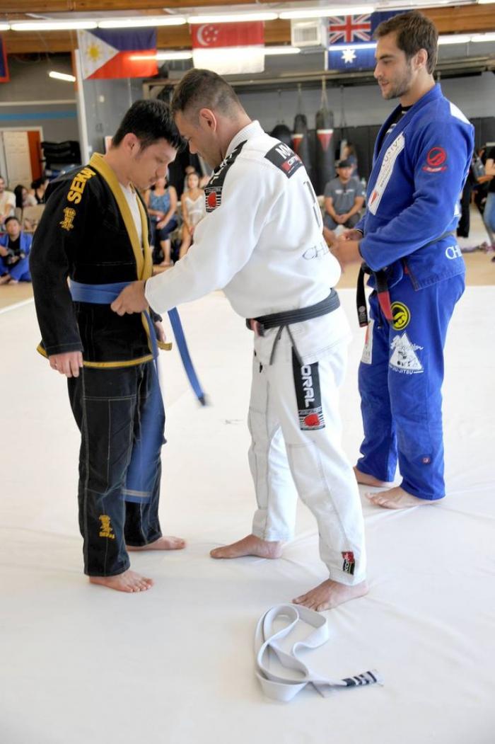 Blue belt · July 9, 2016 · Promoted by Elizandro Beda