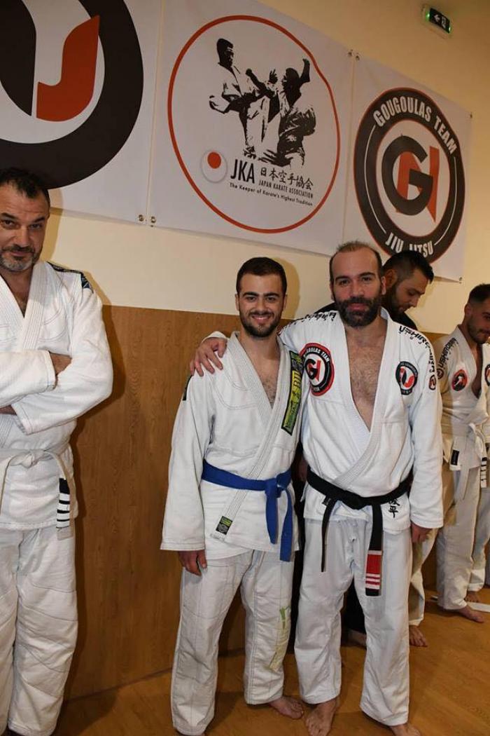 Blue belt · December 15, 2018 · Promoted by Nikos Gougoulas