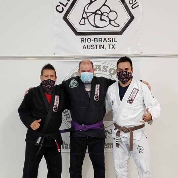 Purple belt · August 22, 2020 · Promoted by Professor Rudy Vasquez
