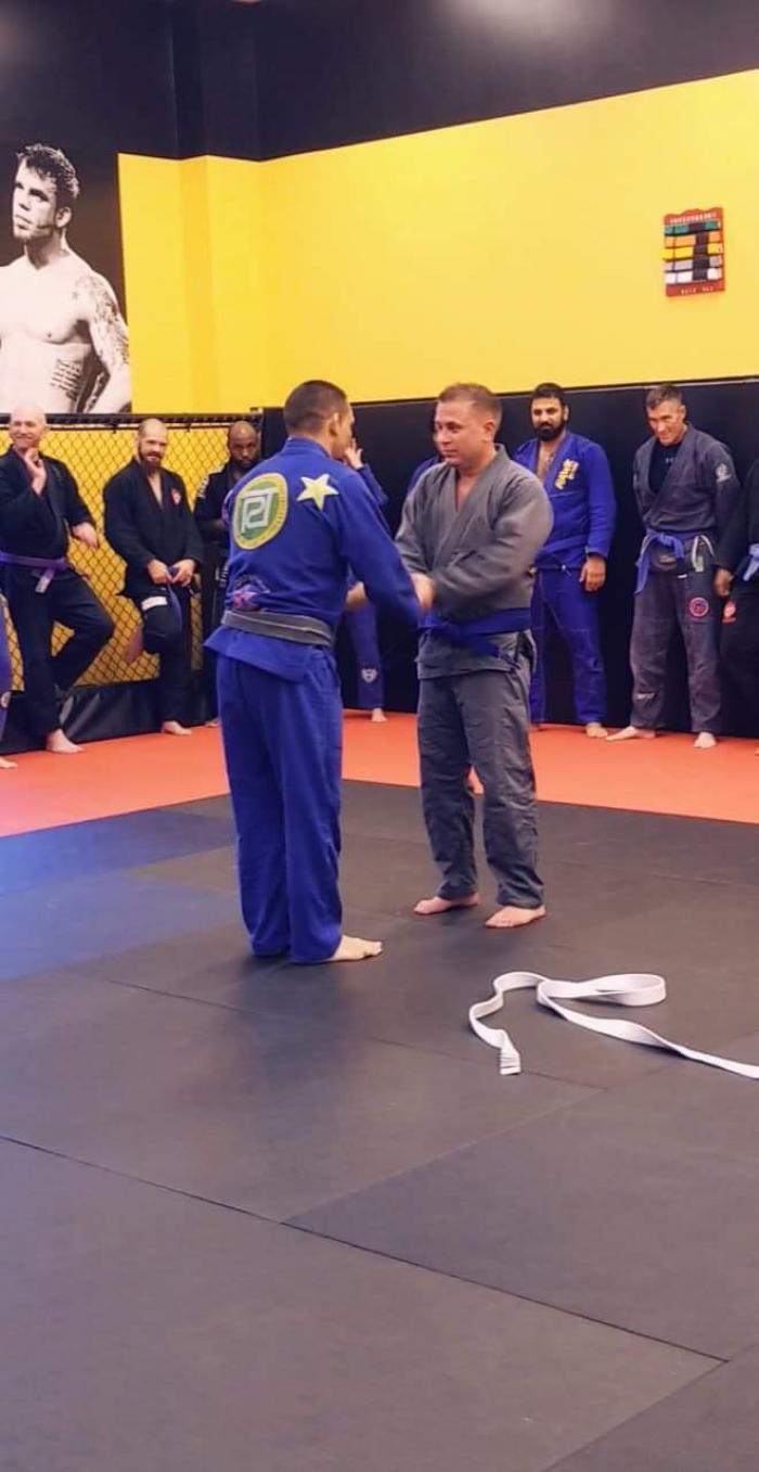 Blue belt · June 15, 2018 · Promoted by Chris Ruiz