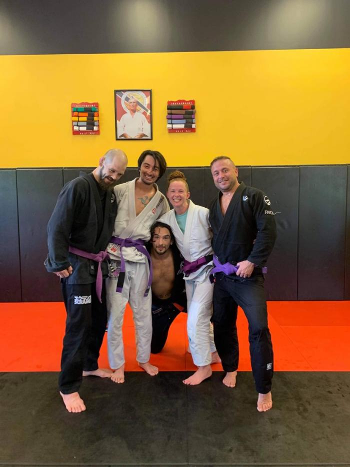 Purple belt · August 22, 2020 · Promoted by Chris Ruiz