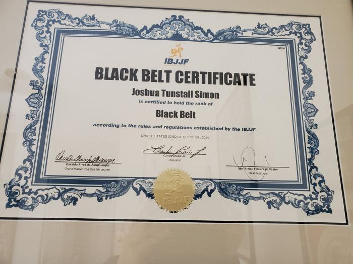 Black belt · October 2, 2014 · Promoted by Igor Araujo