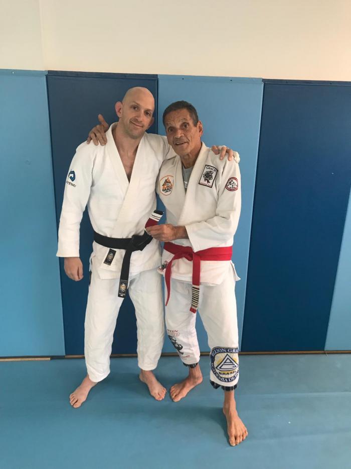 Relson promoting me to Second Degree Black Belt