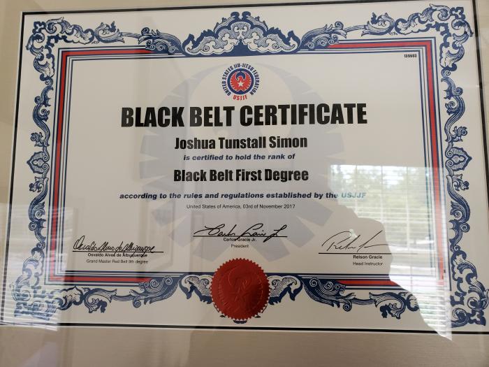 IBJJF 1st Degree Certification