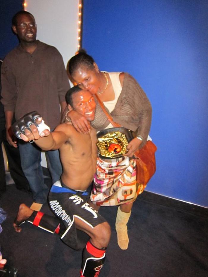 MMA Champion Wayne Hargrove and Mom(RIP 2016)