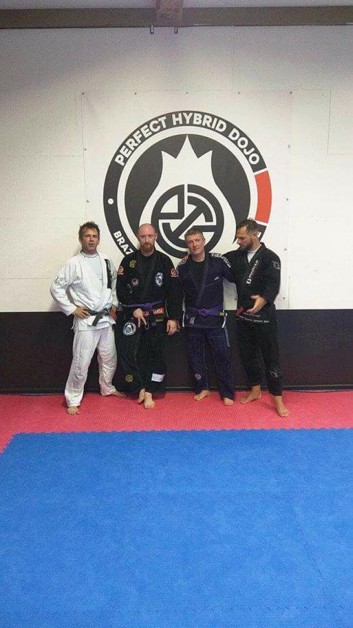 Purple belt promotion by Koen Smets & Jurgen Goemans, PHD