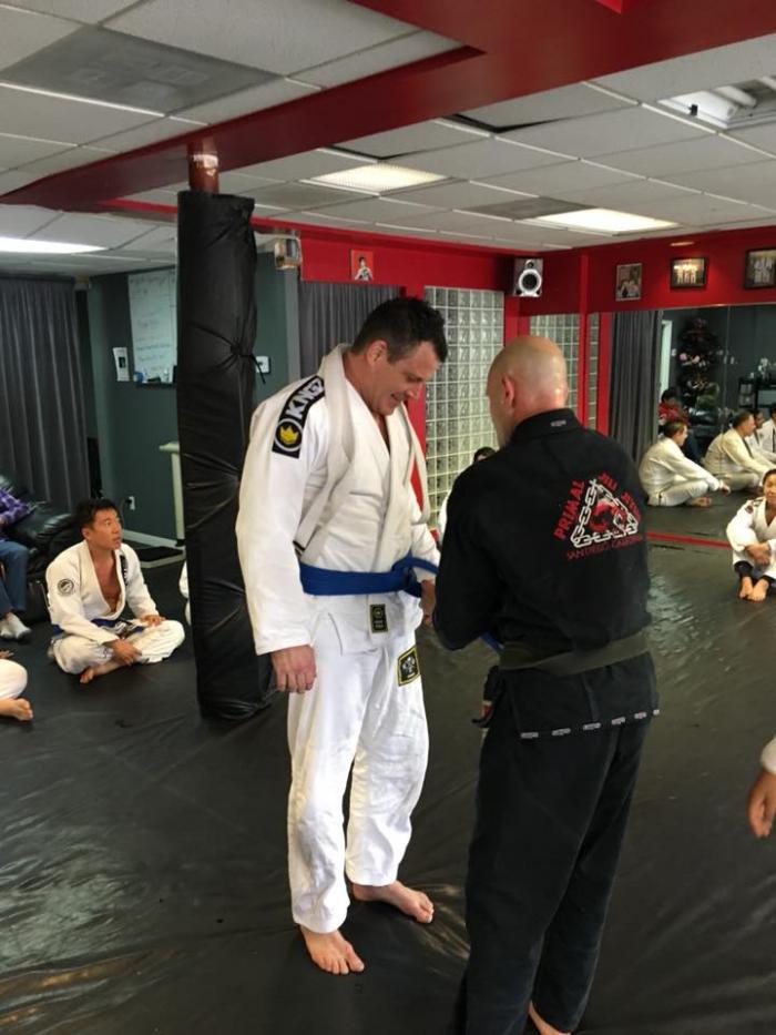 Blue belt · February 10, 2018 · Promoted by D. Davis