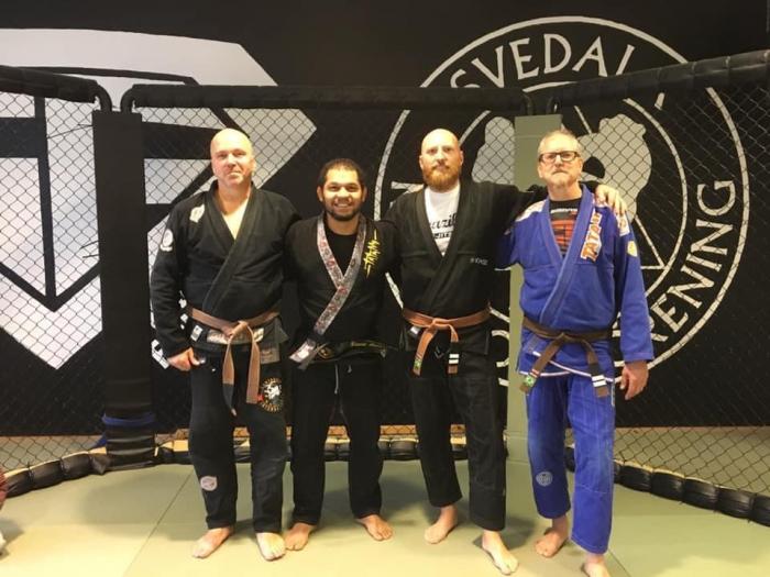 Togheter with my team mates and our Prof. Robson Barbosa