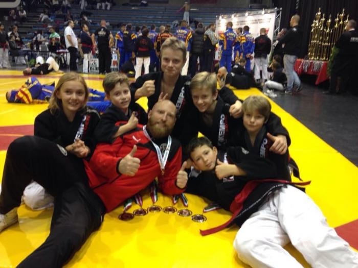 Competition in Hungary with my kids team