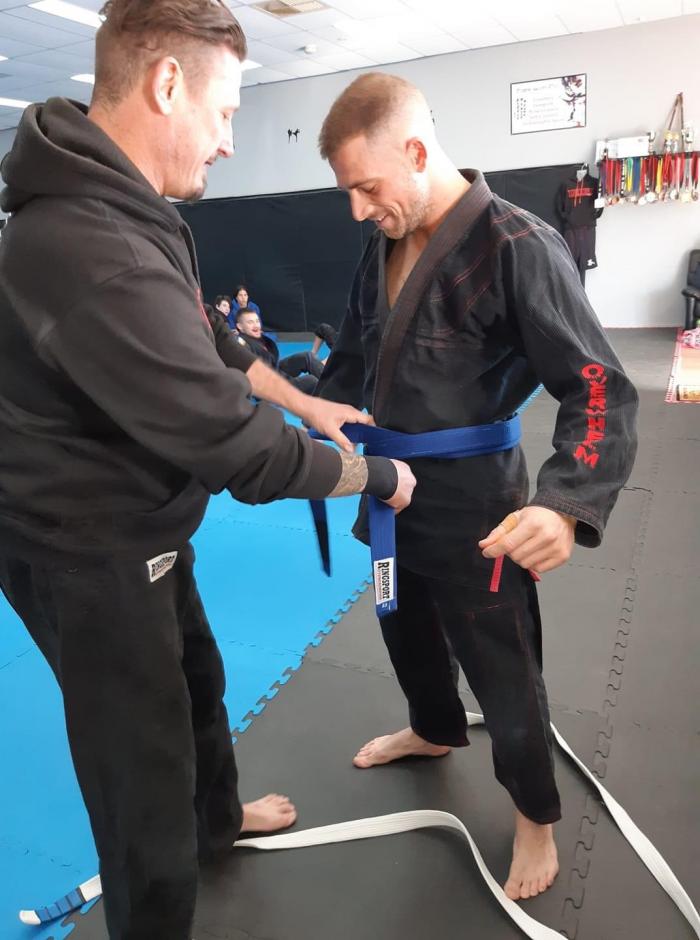 Blue belt · June 20, 2020 · Promoted by Adam Wyatt